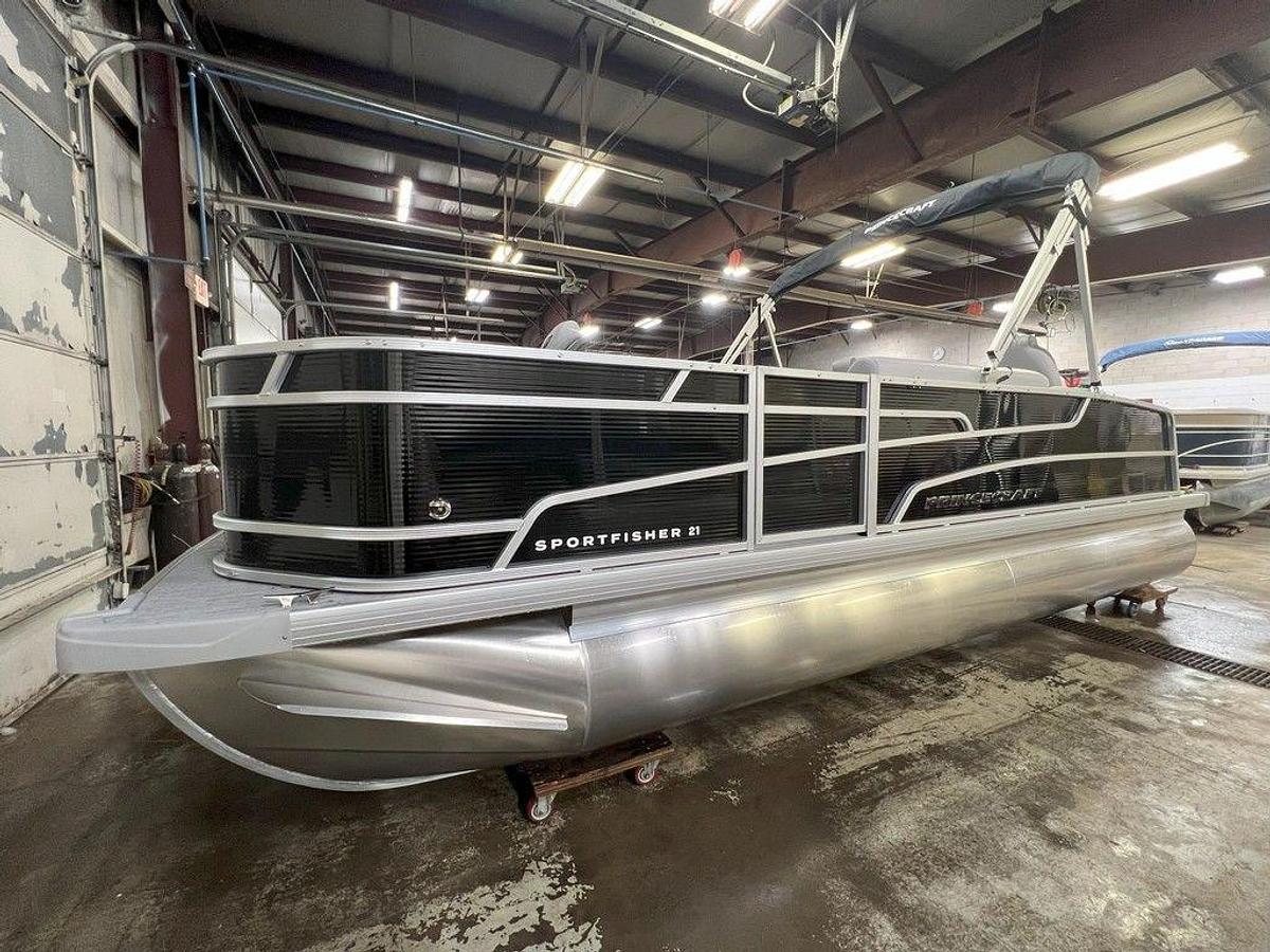 2025 Princecraft 21 Sportfisher 4-S Quad Fish Pontoon & Mercury 4-Stroke EFI