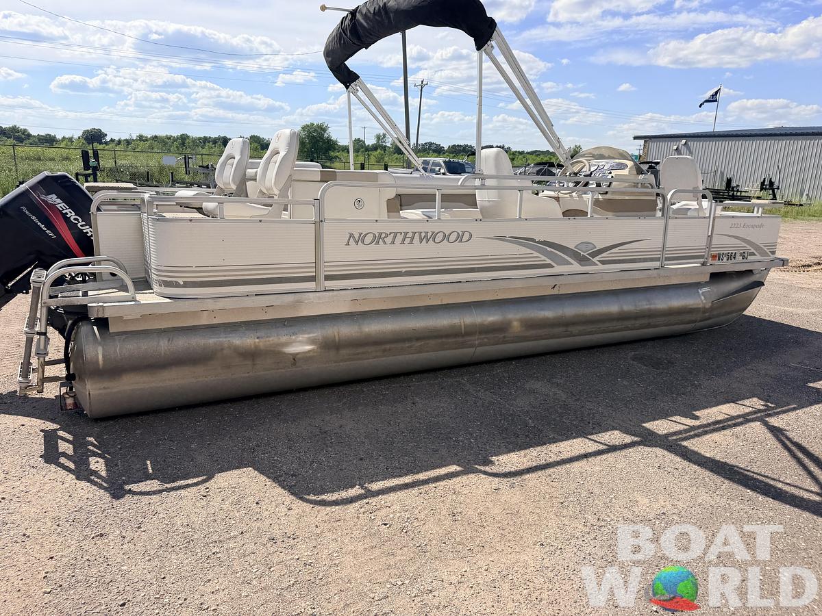 Used 2002 Northwoods 2223 Escapade & 40HP Mercury Bigfoot 4Stroke -$13,995