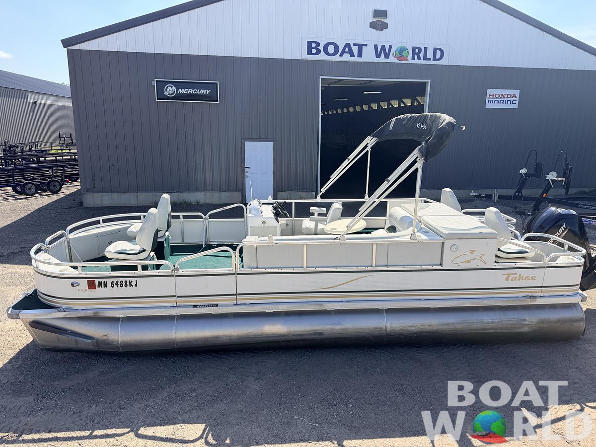 Used 2008 Tahoe Pontoons 22 Fish 'N Fun & (2021) 90HP Mercury 4Stroke EFI -$17,995