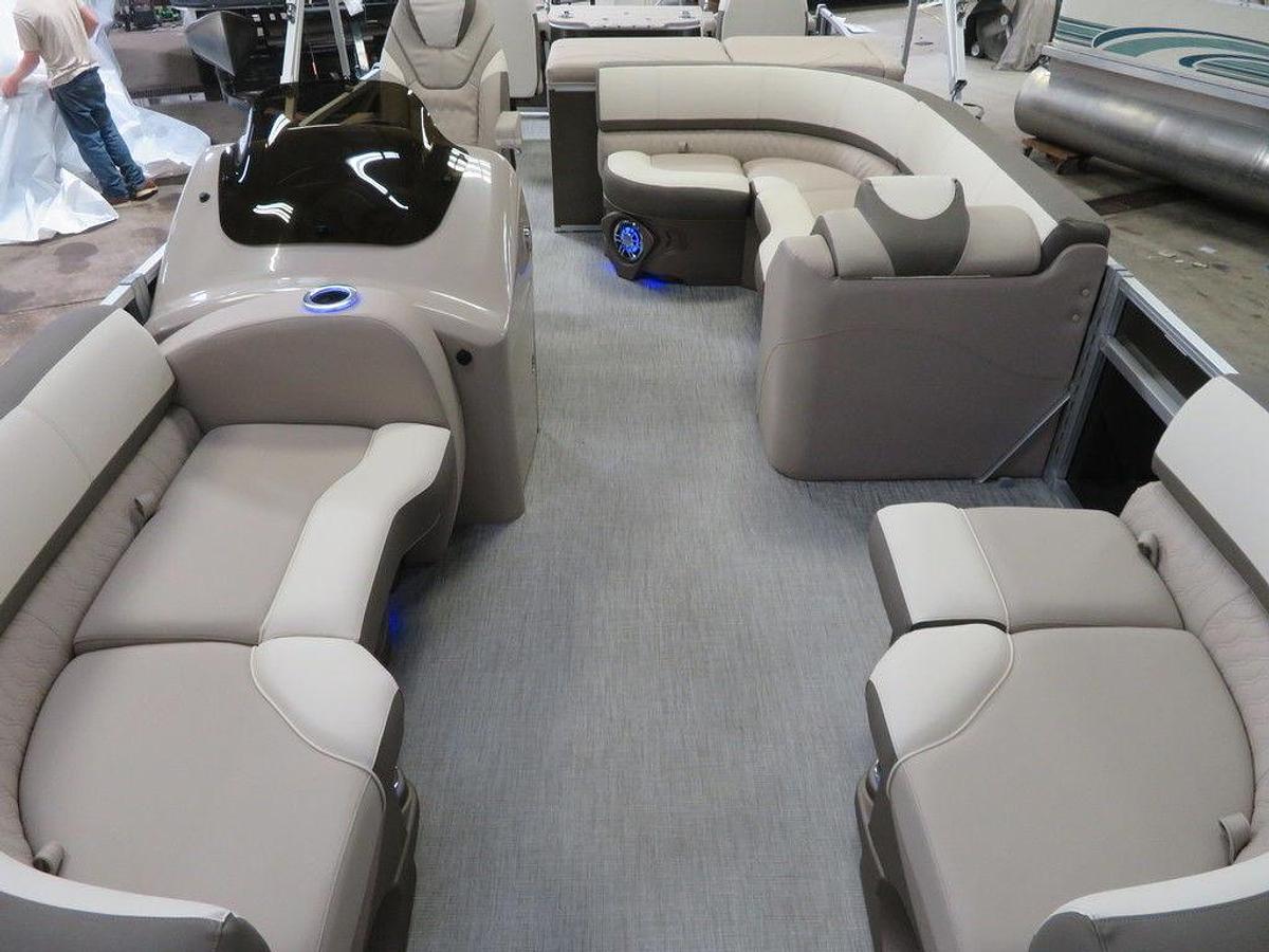 Used 2023 Tahoe Pontoons Cascade 2385 Rear Fish Tritoon & 150HP 4-Stroke EFI