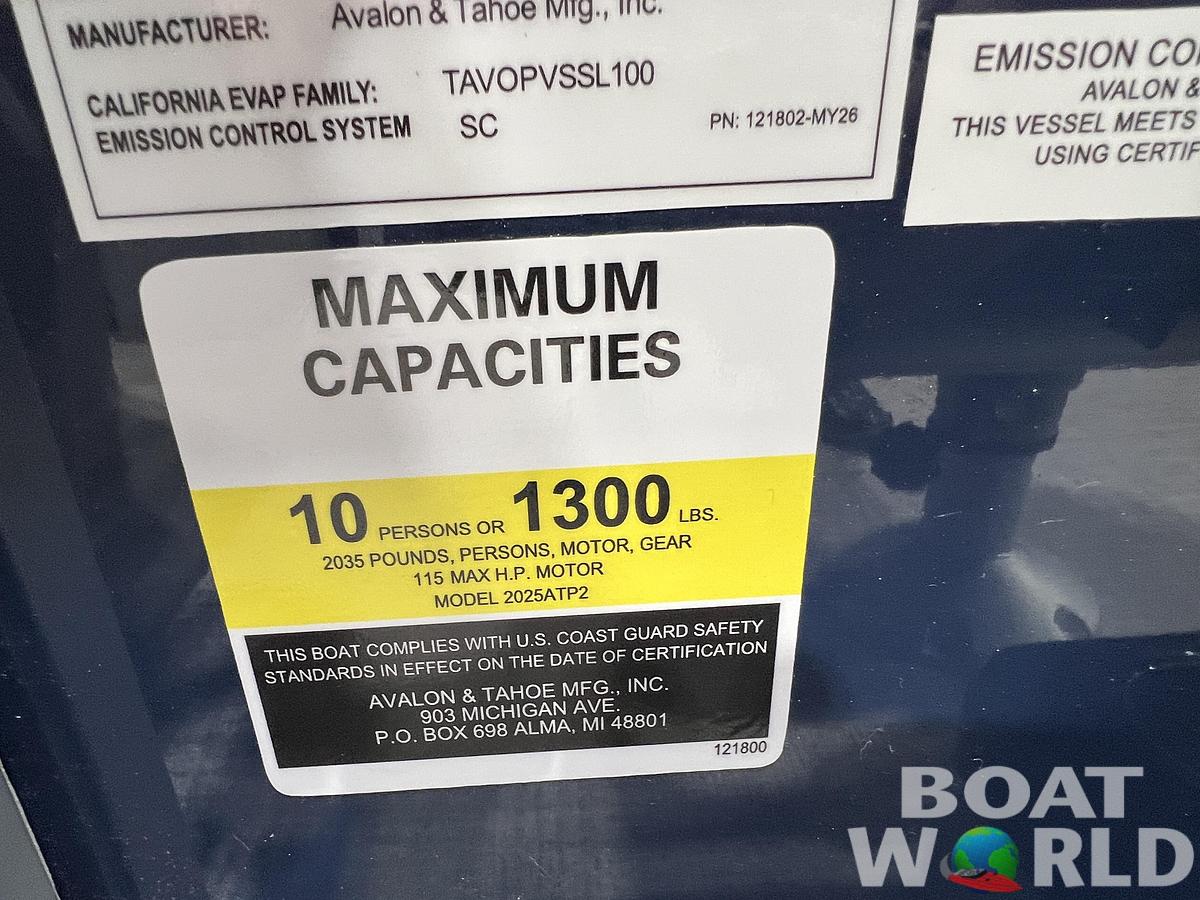 2026 Tahoe Pontoons Sport 2180 Swingback (VRB) 