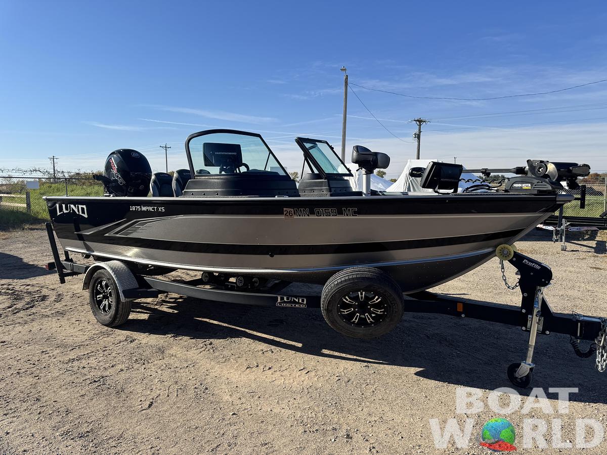 Used 2021 Lund 1875 Impact XS with 150HP Mercury Pro XS Fourstroke EFI