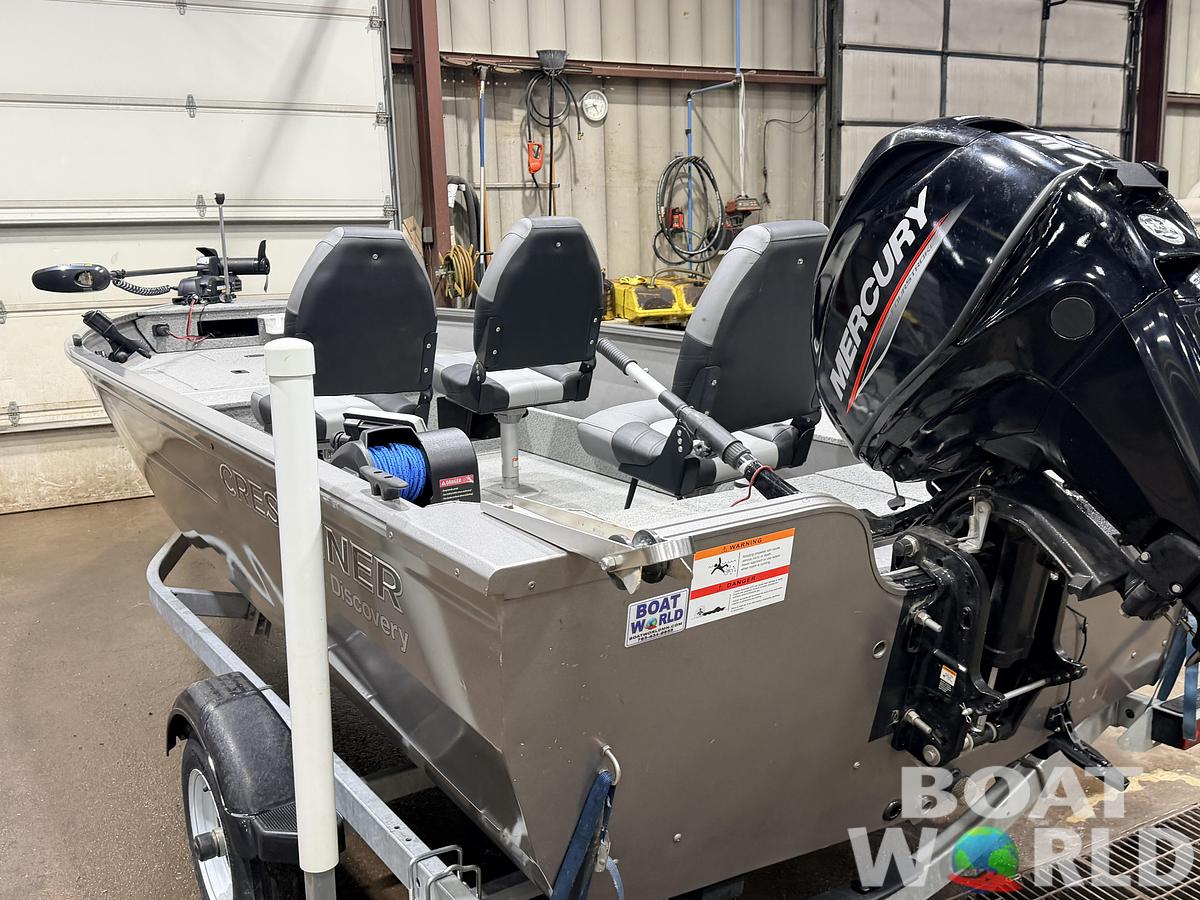 Used 2021 Crestliner 1650 Discovery Aluminum Fishing Boat - $13,995