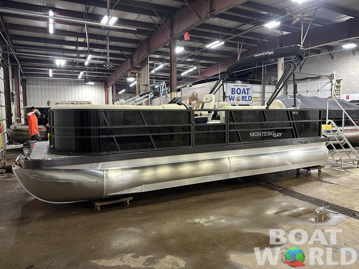 2025 Montego Bay 8522 Fish & Cruise Tritoon & Honda 150HP 4-Stroke EFI