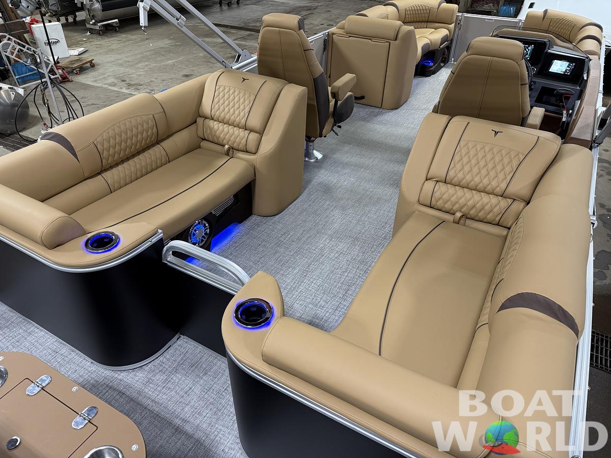 2025 Tahoe Pontoons Cascade 2385 Quad Lounge & Honda 4-Stroke EFI