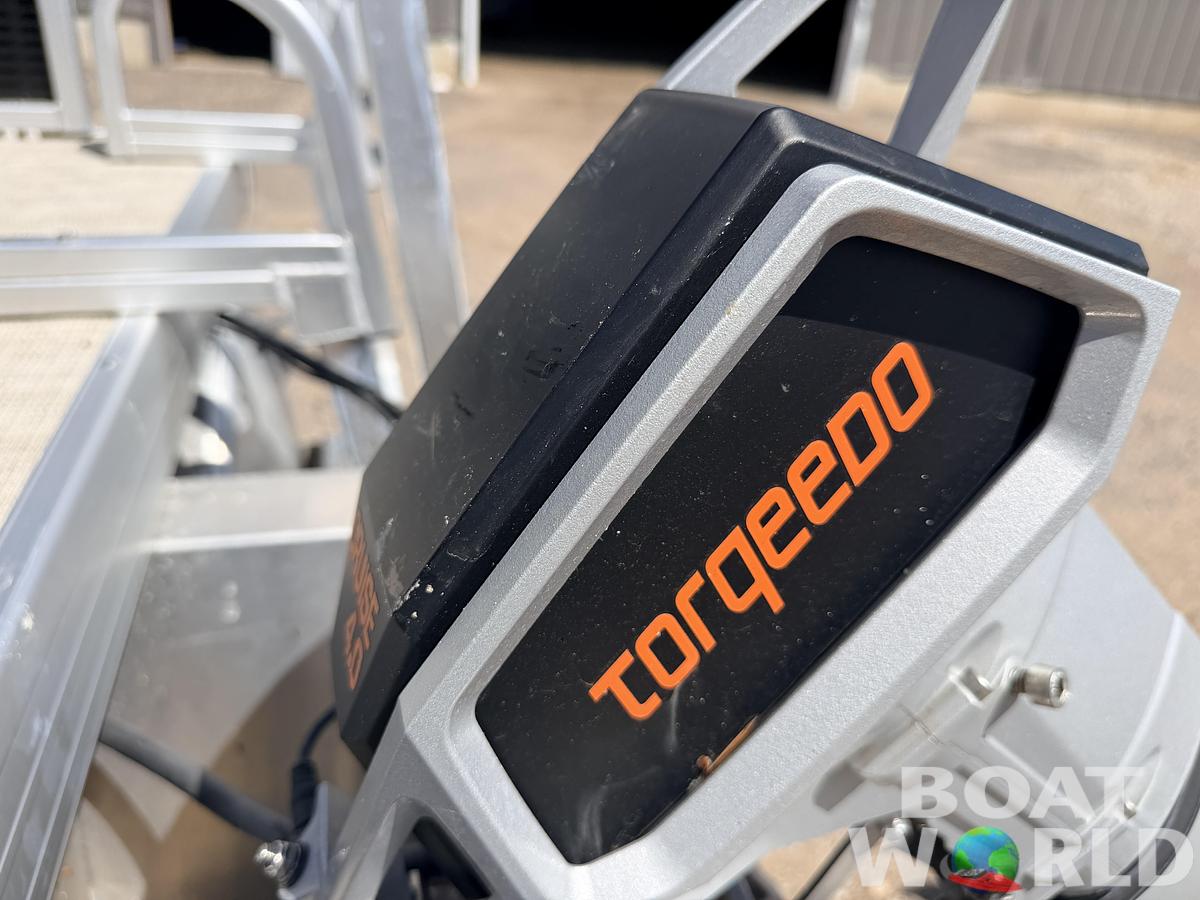 Used 2020 Princecraft Brio E 17 Pontoon & Torqueedo Electric Outboard - $19,995