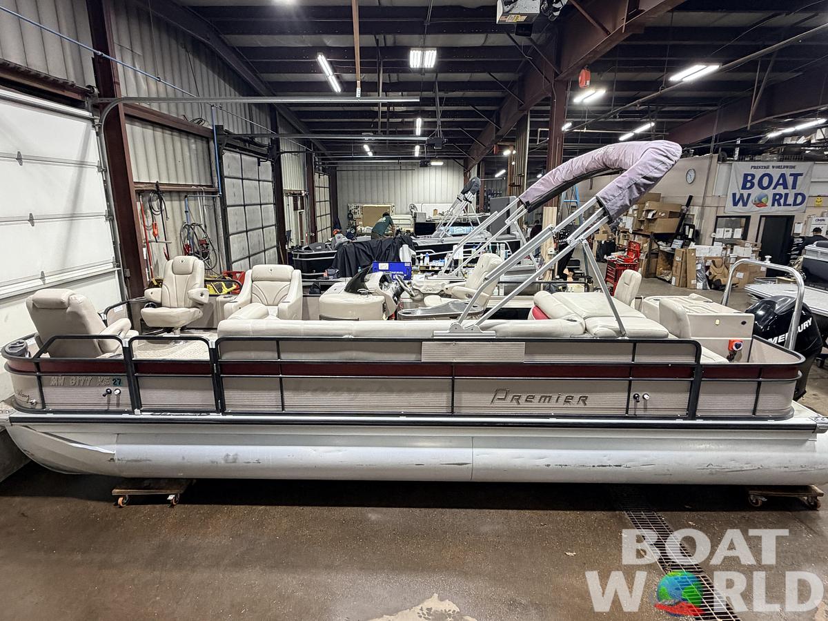 Used 2007 Premier 251 Cast-a-Way Fish & Cruise Pontoon & 115HP Mercury 4Stroke - $19,995