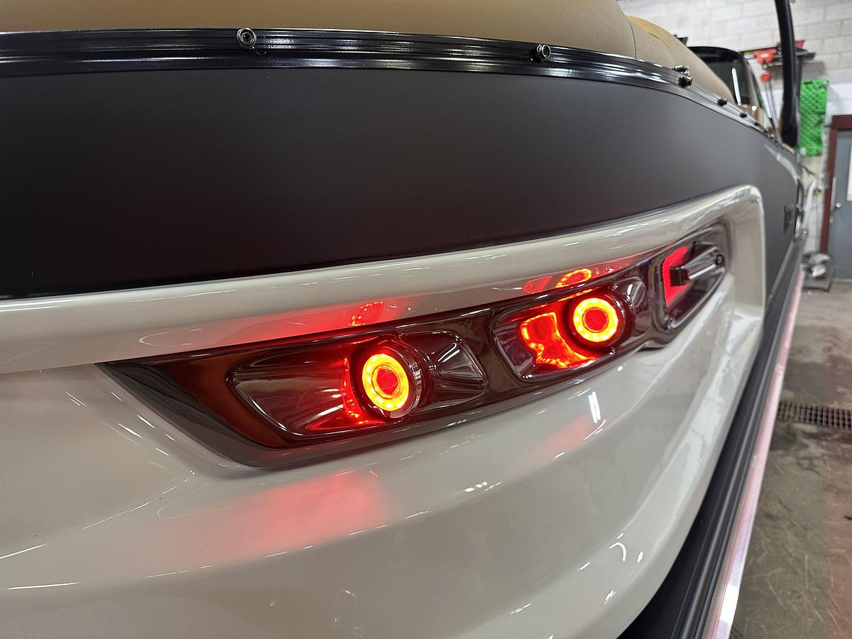 2025 Tahoe Pontoons Grand Tahoe 2585 Quad Lounge Windshield Tritoon & Mercury 400HP V10