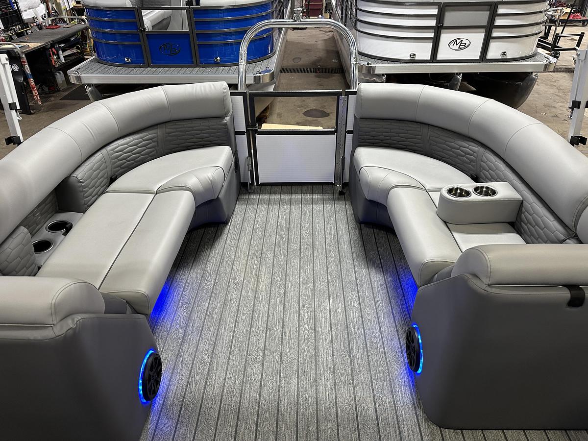 2023 Montego Bay TT8524 Quad Lounge 225HP Honda Tritoon Pontoon