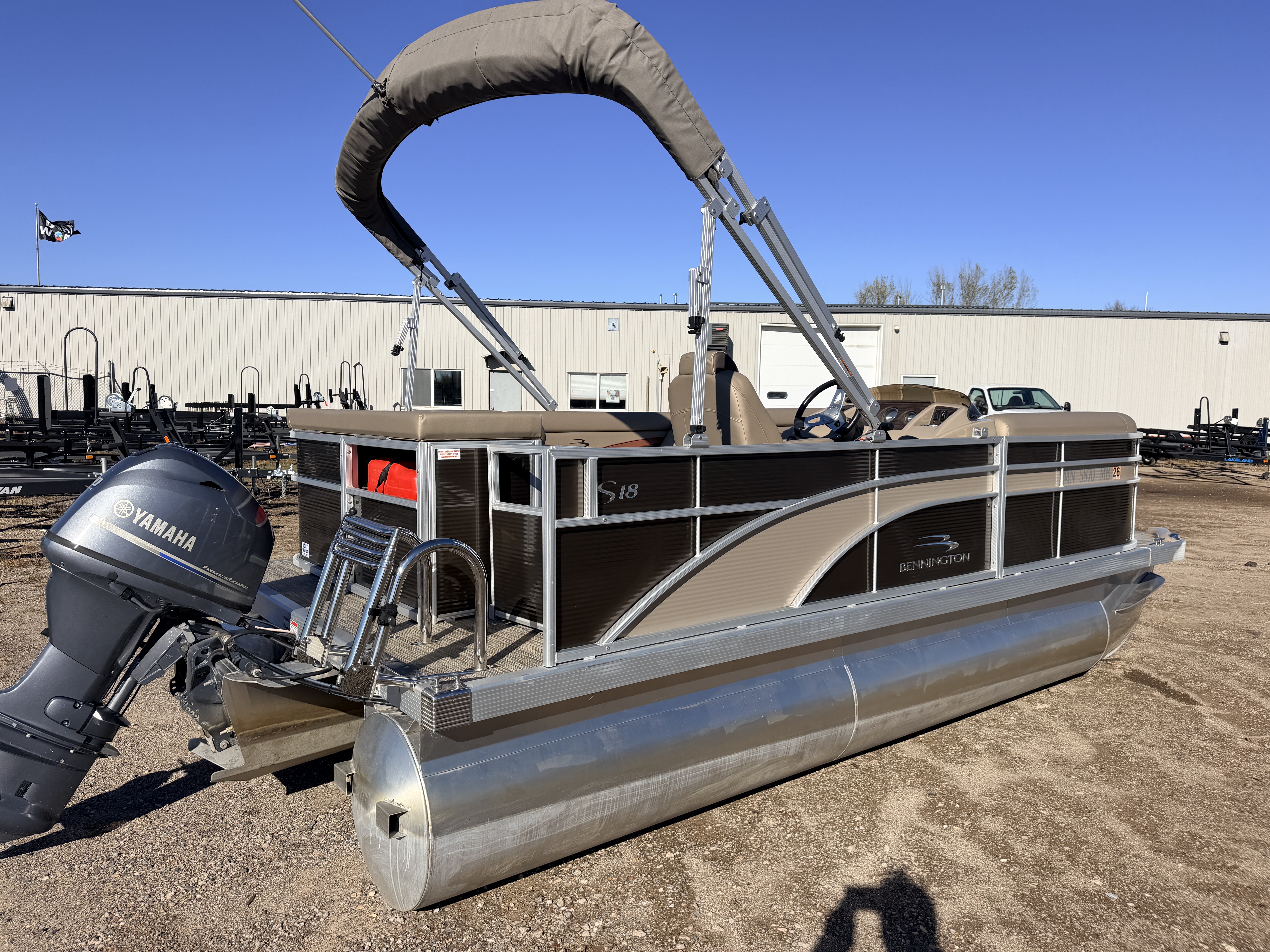 Used 2021 Bennington 188 SL & 50HP Yamaha 4Stroke -$24,995