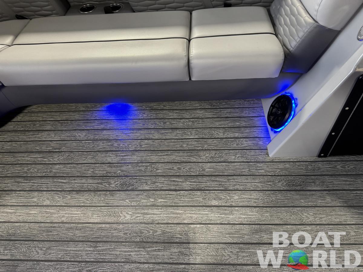 Used 2023 Montego Bay 8522 Quad Lounge Pontoon with 115HP Honda Fourstroke EFI