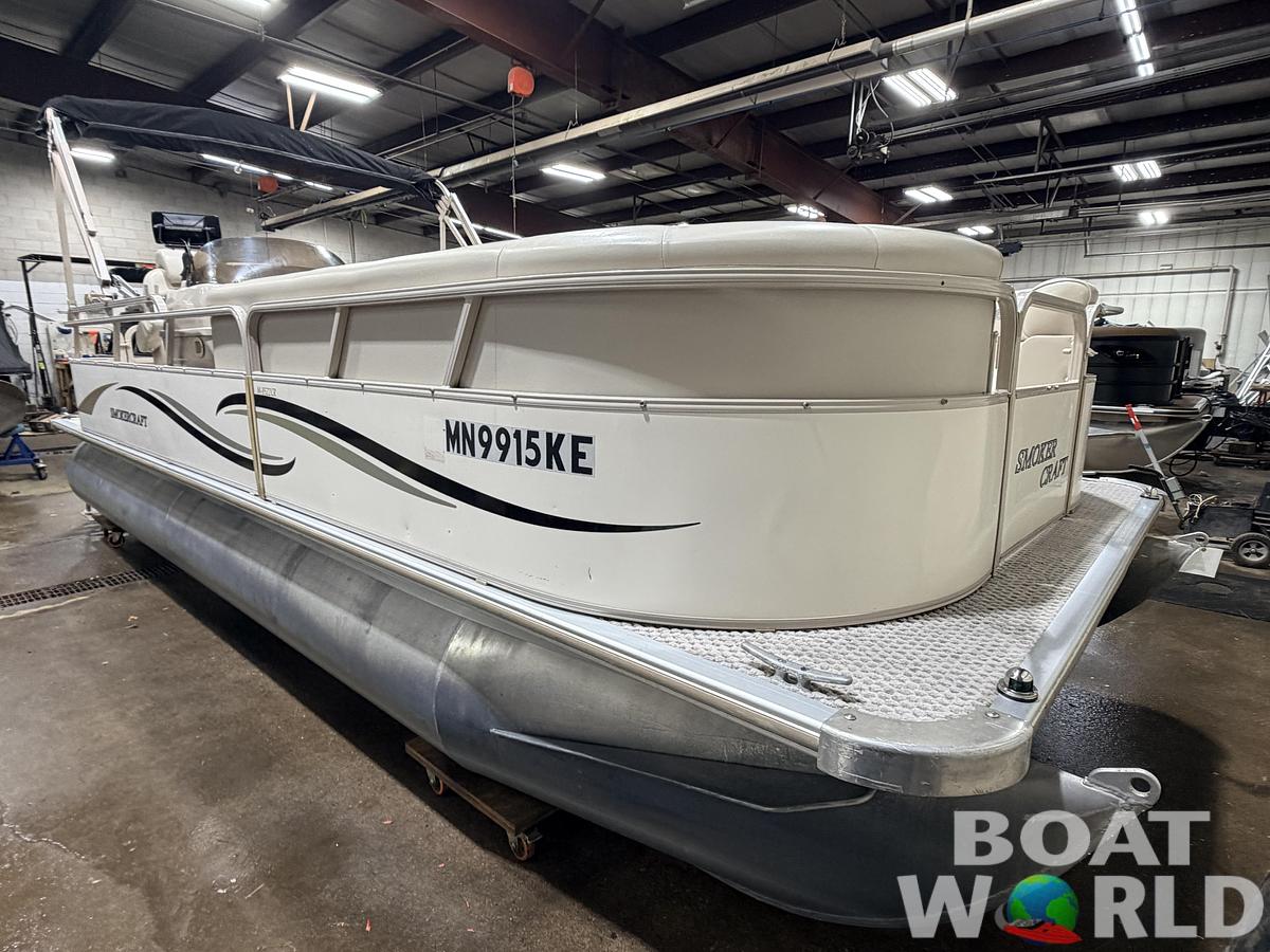 Used 2006 SmokerCraft 8522 Cruise Pontoon & 60HP Yamaha 4-Stroke - $14,995