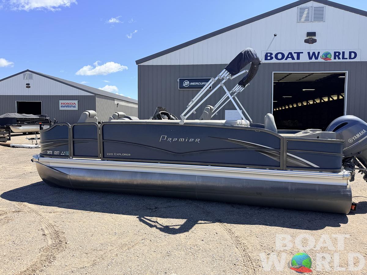 Used 2016 Premier 220 Explorer Tritoon & 175HP Yamaha 4Stroke - $39,995