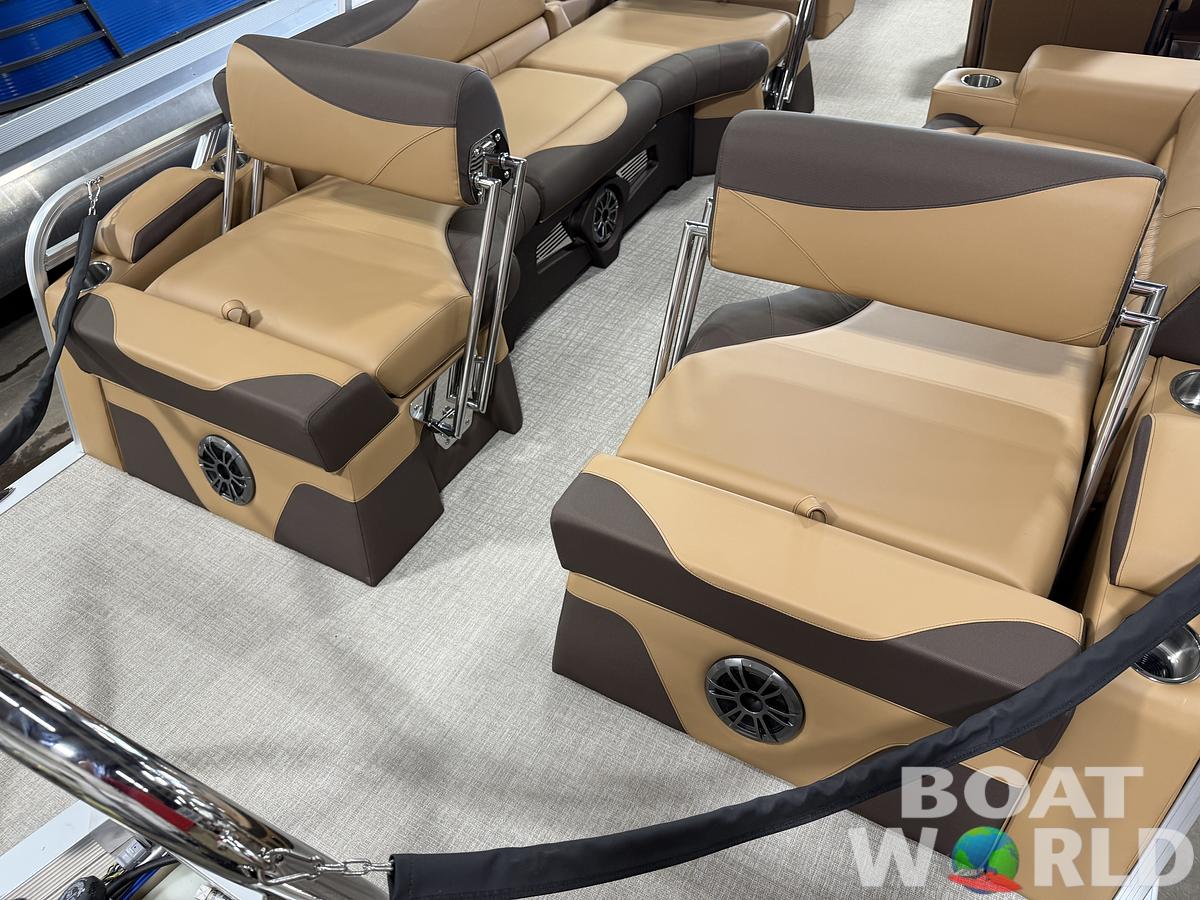 2025 Tahoe Pontoons LTZ 2385 Quad Lounge Shift Flip & Honda 4-Stroke EFI