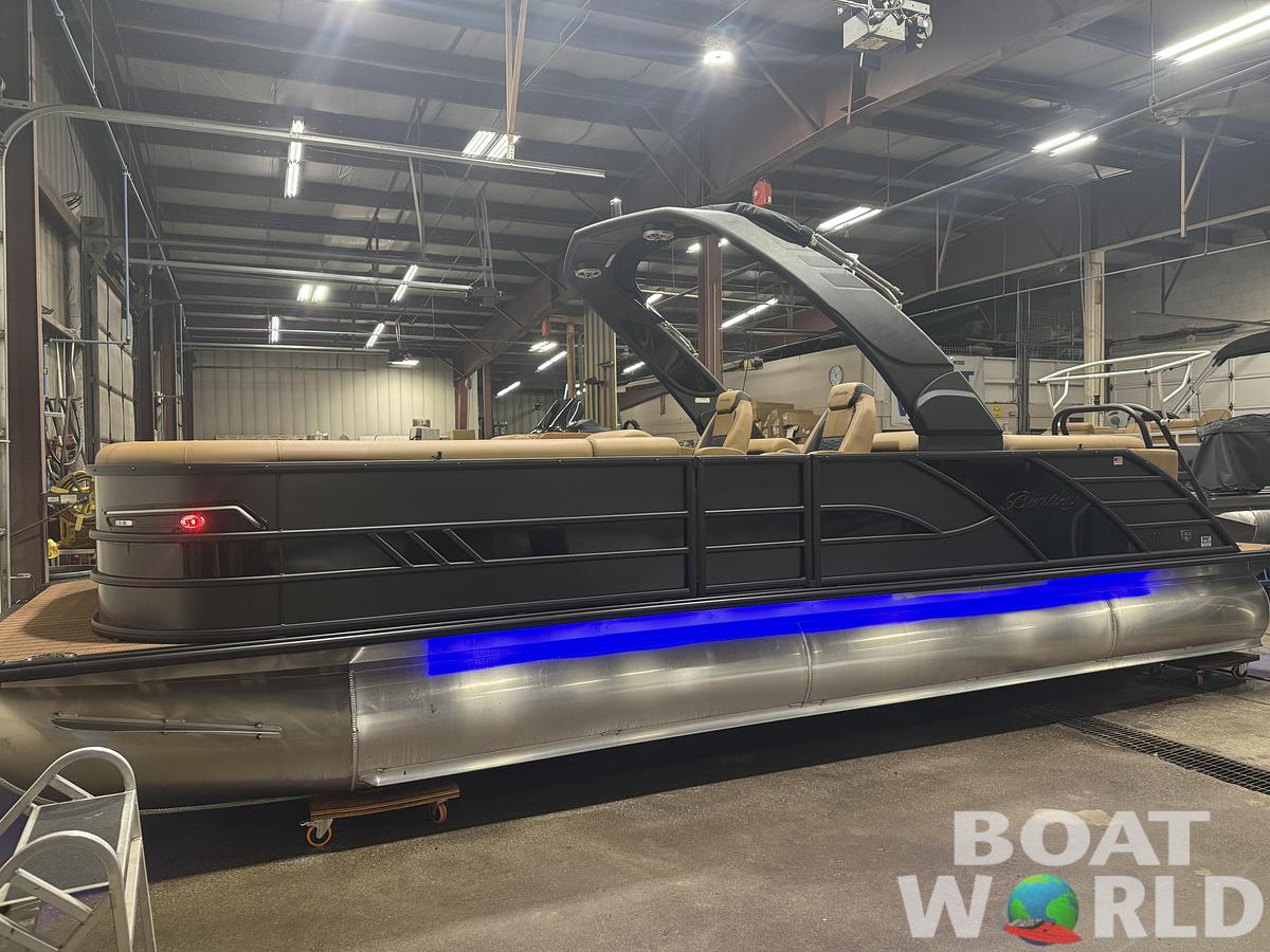 2026 Bentley Pontoons Elite 253 Admiral 350HP Quad Lounge Tritoon