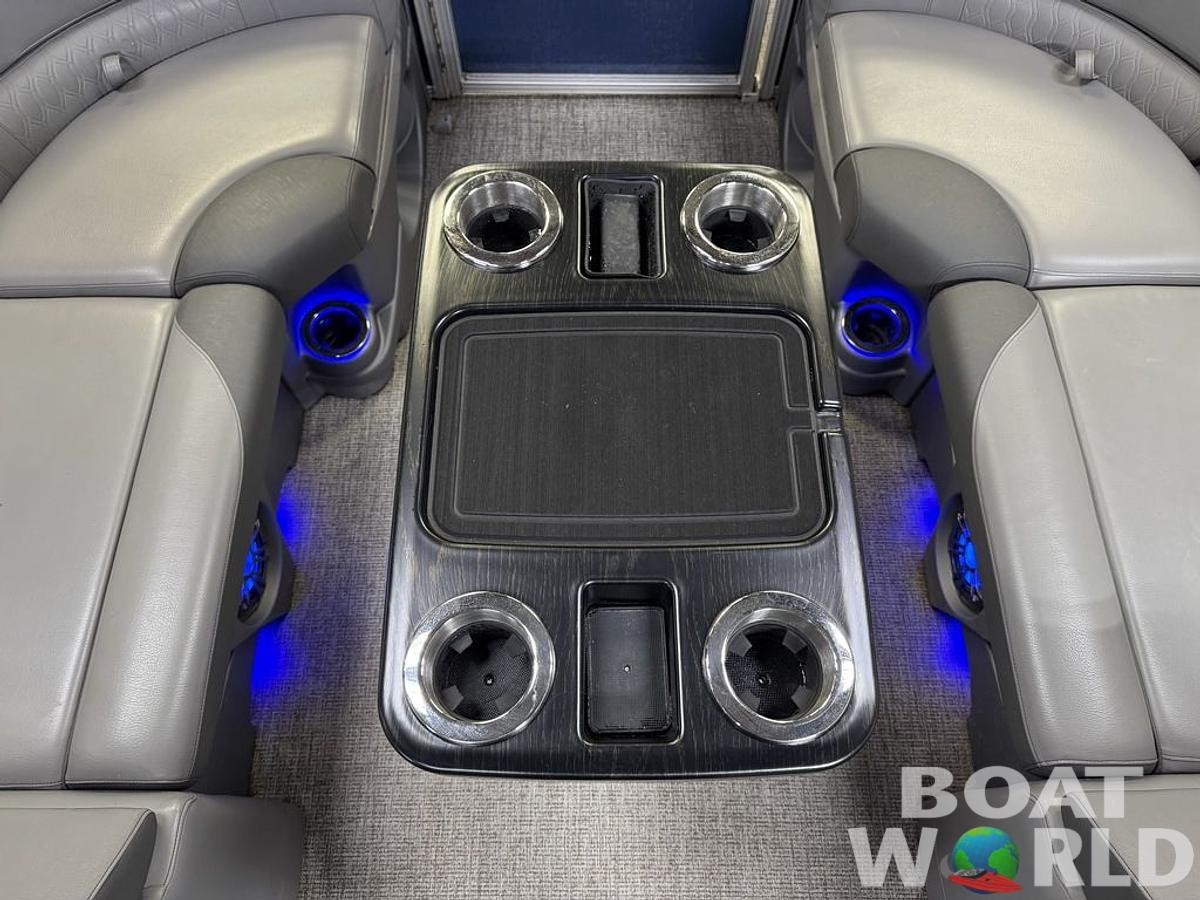 Used 2022 Tahoe Pontoons LTZ 2385 Quad Lounge Tritoon Pontoon & Honda 4-Stroke EFI