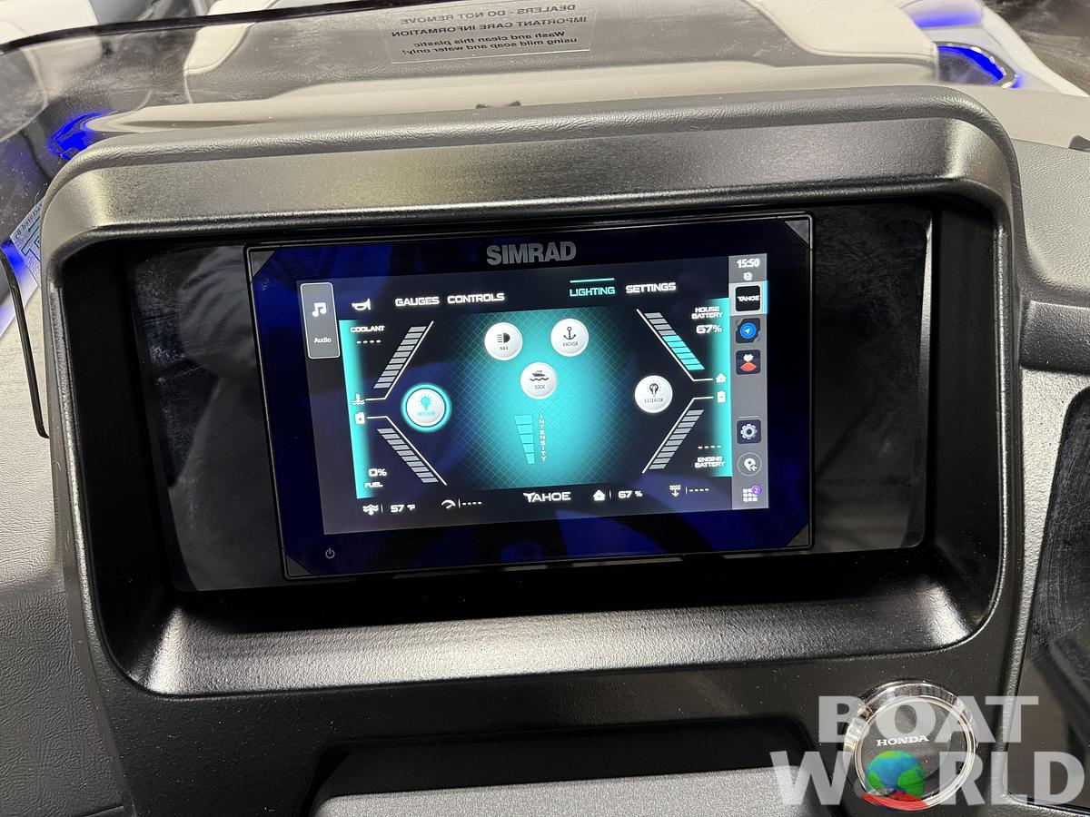 2025 Tahoe Pontoons Cascade 2385 Quad Lounge Shift SS Tritoon & Honda 4-Stroke EFI