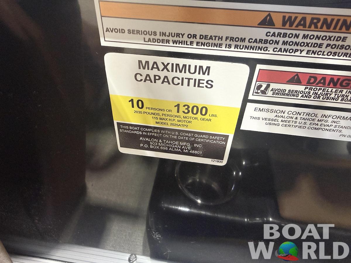 2026 Tahoe Pontoons Sport 2180 Cruise 