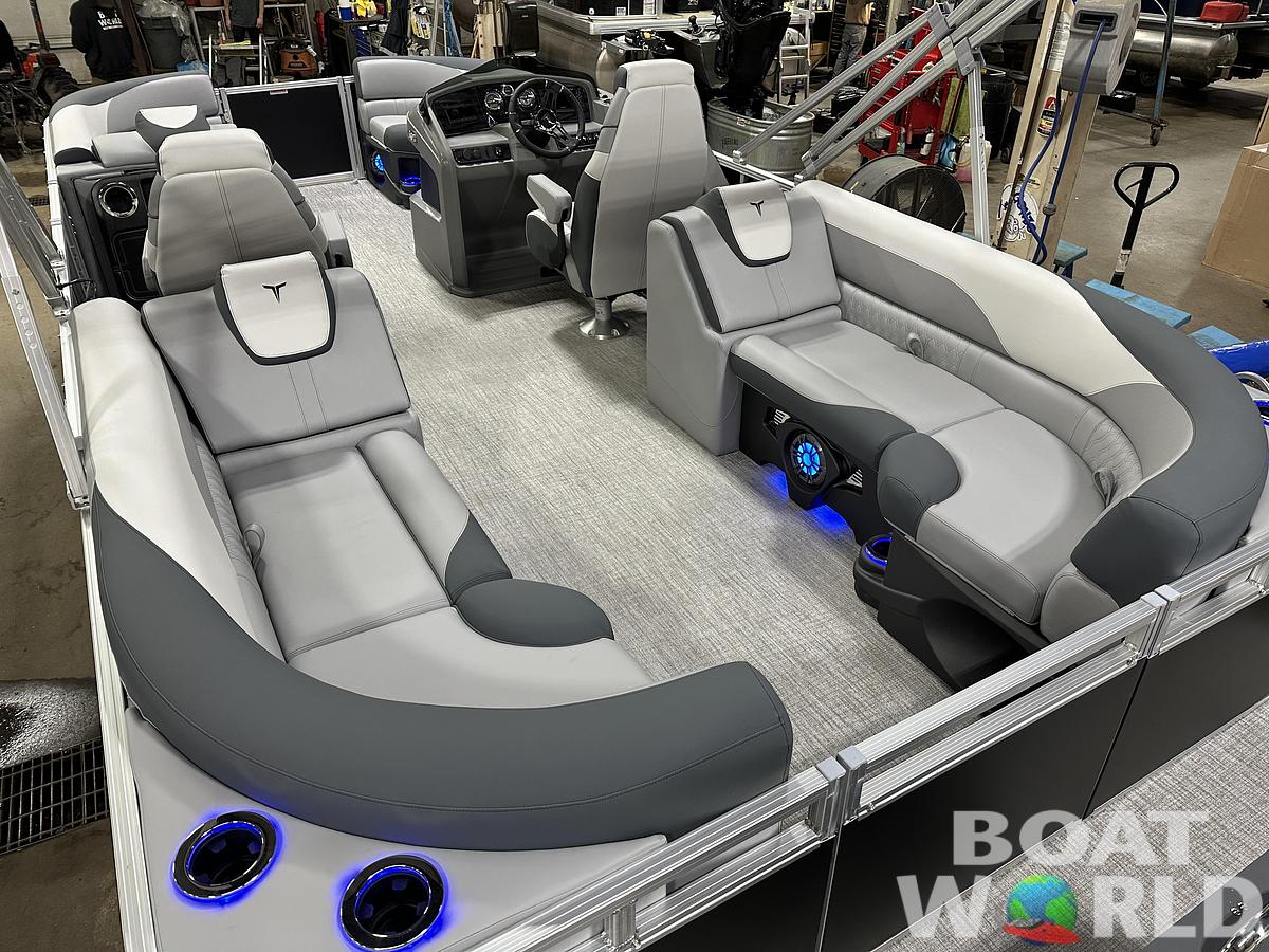 2025 Tahoe Pontoons LTZ 2385 Quad Lounge Tritoon & Honda 4-Stroke EFI