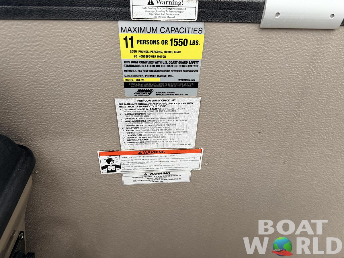 Used 2011 Premier 200 SunSation Pontoon