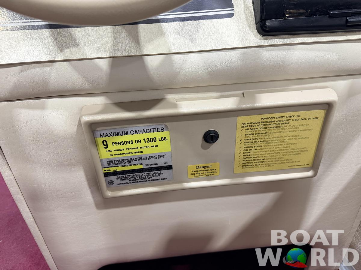 Used 1998 Premier 180 Horizon & 40HP Honda 4Stroke -$9,995