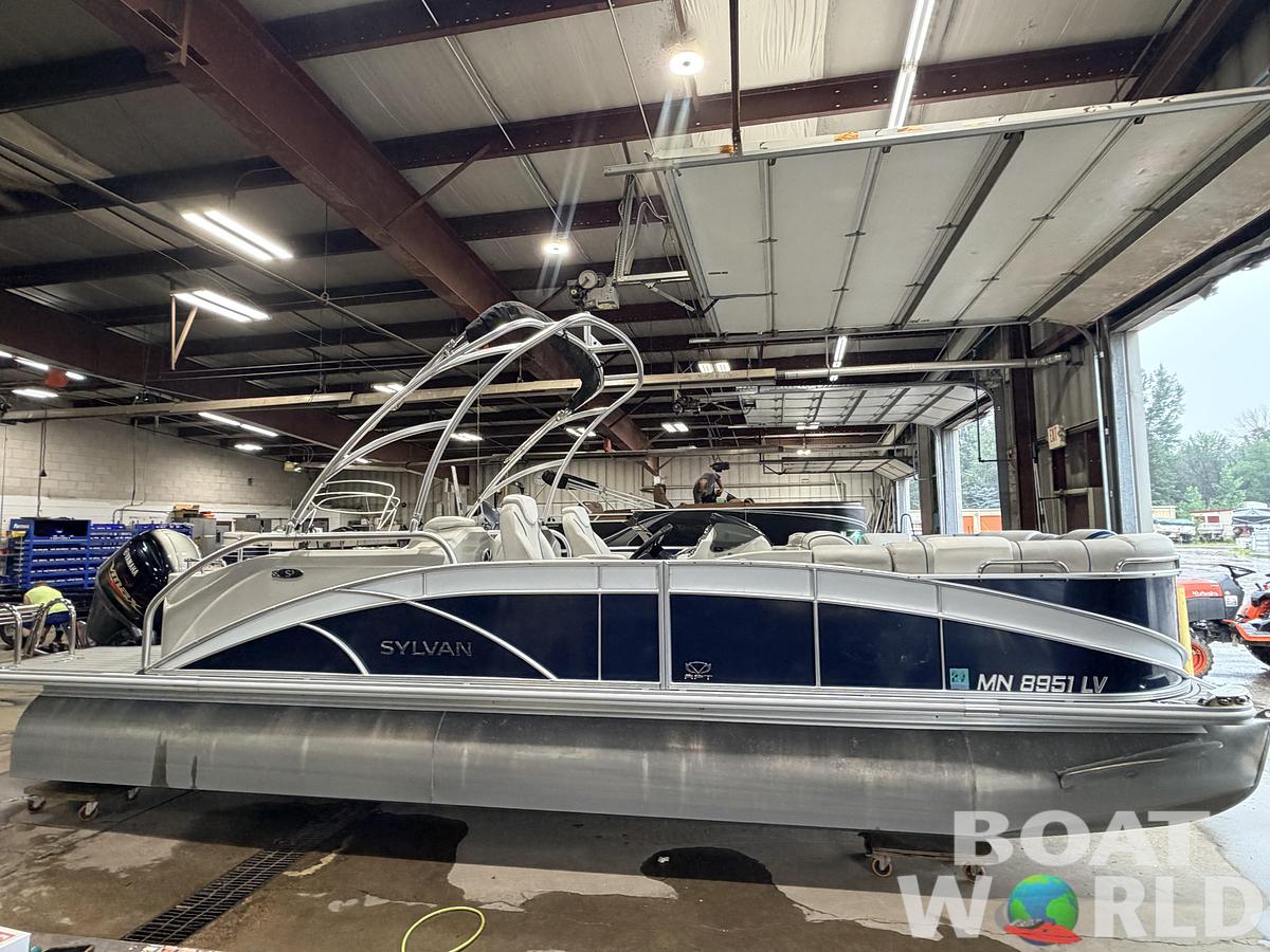 Used 2017 Sylvan S3 Rear Lounge with Sport Tower & 150HP Yamaha SHO VMAX - $39,995