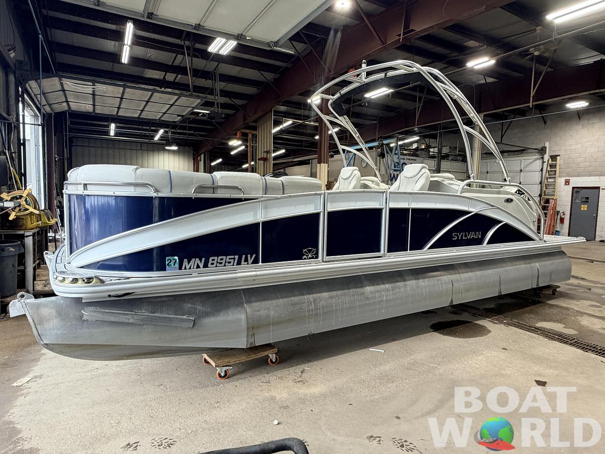Used 2017 Sylvan S3 Rear Lounge with Sport Tower & 150HP Yamaha SHO VMAX - $39,995