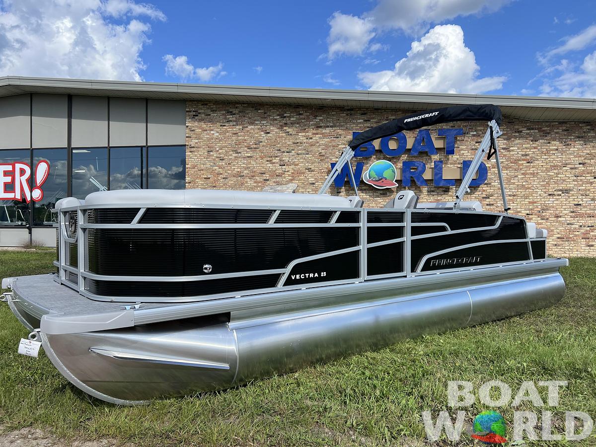 2026 Princecraft Vectra 23 RL SS Swingback Pontoon & Mercury 4-Stroke EFI
