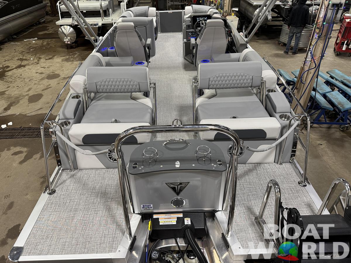 2025 Tahoe Pontoons Cascade 2385 Quad Lounge Shift SS Tritoon & Honda 4-Stroke EFI