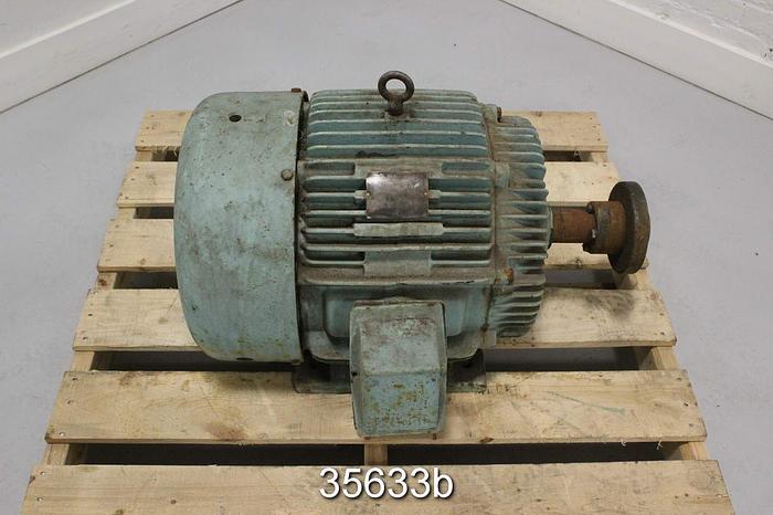 Used General Electric PK32324TTFS6 626AP 40 Hp, 1775 Rpm, 324T Frame Ac Motor #35633