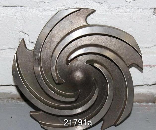 Used Goulds 3196 Impeller, 6" Diameter, Casting No.: 56208 (For 1.5x3x8 Pump) #21791