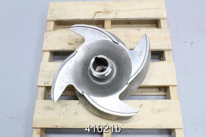 Used Goulds 3175 8x10x22 4-Vane Impeller #41021