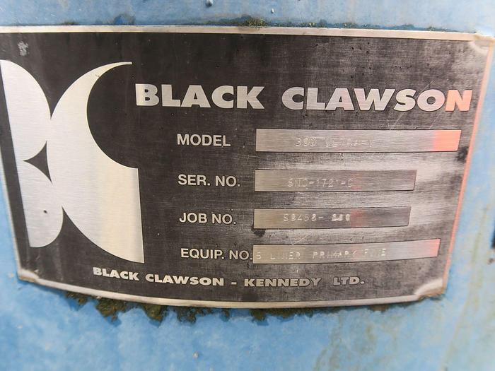 Used BLACK CLAWSON UV 300 PRESSURE SCREEN S/S 2.00MM HOLES
