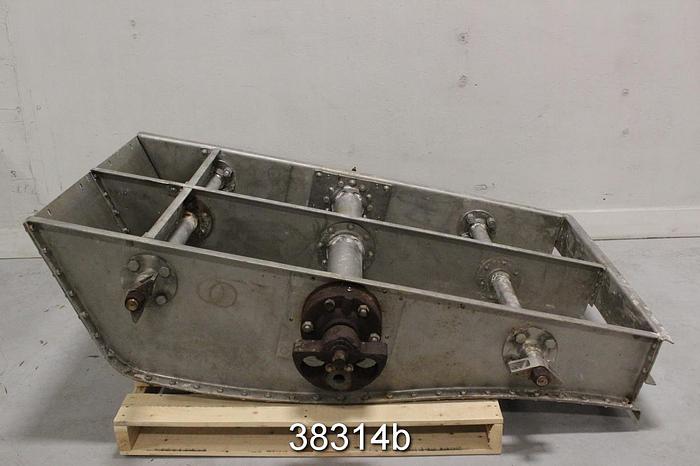 Used Bird JS24 Vibrating Screen Vat, 0.078" Holes #38314