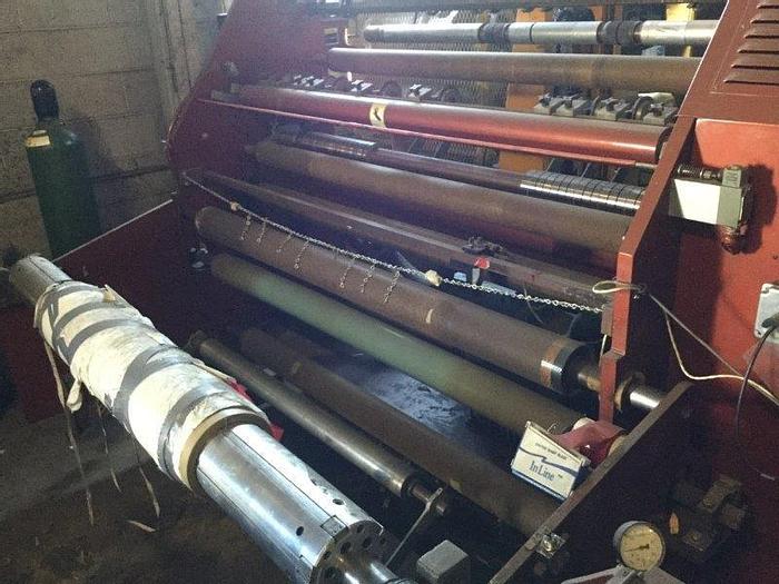 Used 62" DUSENBERY DUPLEX SLITTER REWINDER MDL. 10000