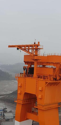 Used 600 tonne Capacity Gantry Crane 142m Rail Centres