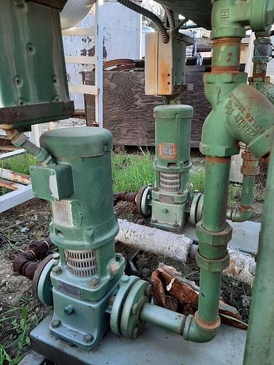 Used Pump, Boiler Feed Station, Dual Pump, Industrial Steam,  #S737094