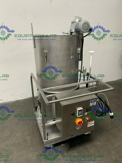 Used Hyclone 250L SV50172-01 Mixer w/ GTR 4Phase 1/4HP Motor on Rolling Cart