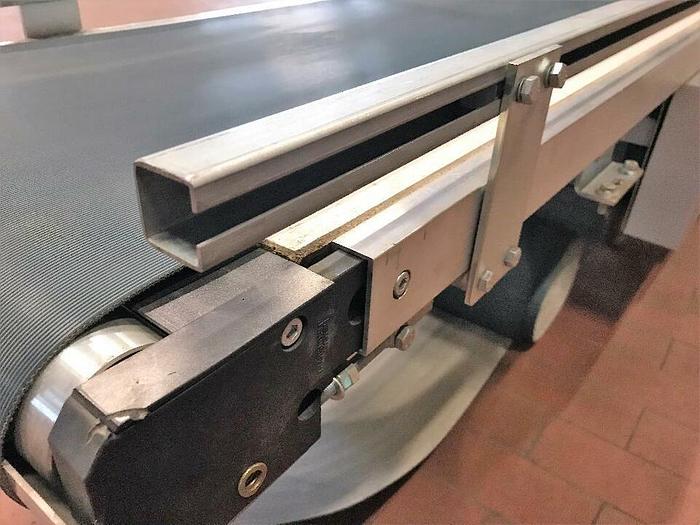Gebraucht TRANSNORM Gurtförderer, Steigförderer, Förderband 7,18 Meter 1100