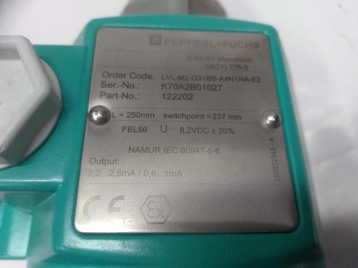 Vibracon LVL-M2-G31BB-A4N1NA-E2, Pepperl und Fuchs, ex geschützt, neuwertig