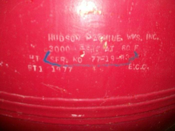 Used STEWART AND STEVENSON HYDRO PNEUMATIC ACCUMULATOR