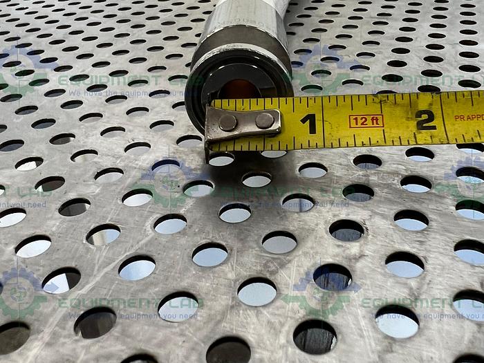 Used Sani Tech STHT-R-HD-0500 24" Silicone Hose  w/ 1/2" Sanitary Fitting