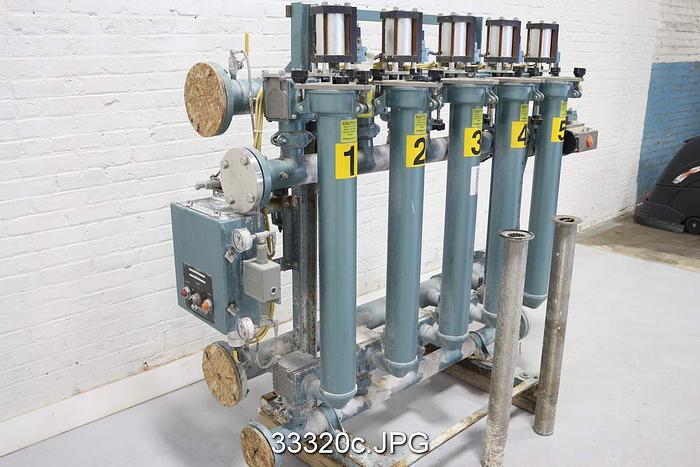 Used Ronningen Petter F-205-EB 5-Bank Canister Filter #33320