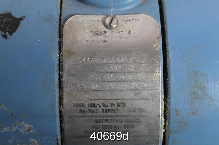 Used Rosemount 0444RL2U1A2NA Temperature Transmitter, RTD Type #40669