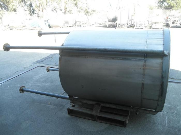 Used Tank, 475 Gallon, S/st, 50" X 60", OT/DB #S74572