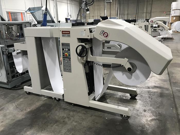 Used 2008 - Lasermax Tecnau U5 Unwinder w/ Looper, 800191 (REMANUFACTURED) - 350 fpm