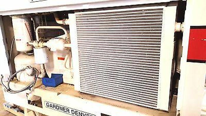 Used 1995 Gardner Denver 15 HP Air Compressor Model EBERDF with Compressed Air Dryer