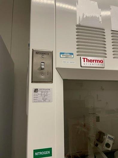 Used FISHER HAMILTON 8' Fume Hood
