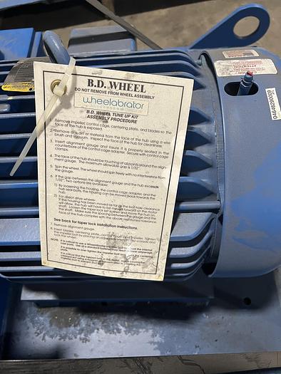 Used WHEELABRATOR B.D. 20 HP DIRECT DRIVE WHEEL UNIT