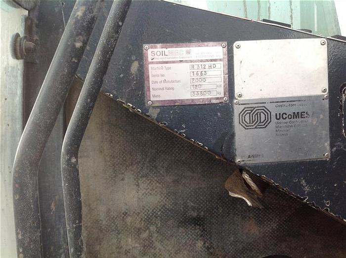Used 2000 Soilmec R-312/HD Drill Rig
